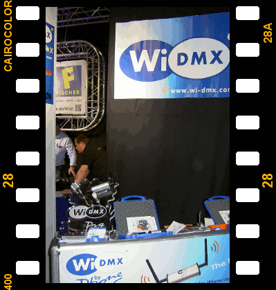 Lo stand WiDMX